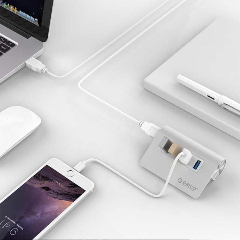 Orico Type-C Bağlantılı 4 Portlu USB 3.2 Gen1 Hub Çoklayıcı - 2