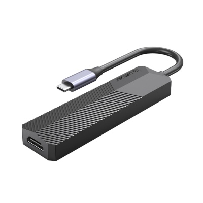 Orico Type-C Bağlantılı PD55W 2 USB Portlu HDMI Type-C TF/SD Docking Station Siyah - 1