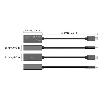 Orico Type-C Gigabit 1000Mbps Ethernet Dönüştürücü Adaptör - 5