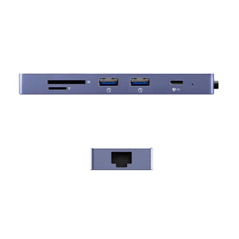 Orico Type-C PD100W HDMI 4K@30Hz RJ45 SD TF 5Gbps Type-C 4 USB-A Portlu Hub Çoklayıcı - 2