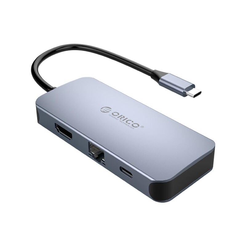 Orico Type-C to 3*USB 3.0 4K HDMI Gigabit Ethernet PD Çoklayıcı Dönüştürücü Hub - 3