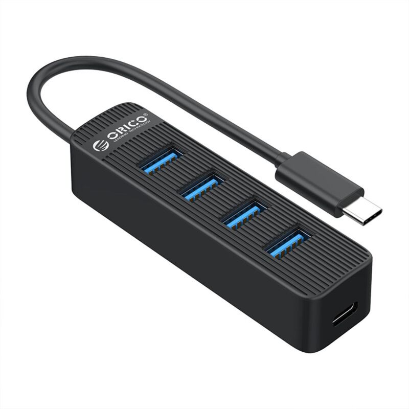 Orico Type-C to USB 3.0 4 Portlu USB Çoklayıcı Hub Siyah - 1