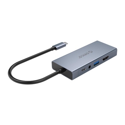 Orico Type-C to USB 3.0 HDMI VGA AUX PD Çoklayıcı Dönüştürücü HUB - 2