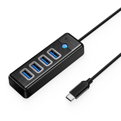 Orico Type-C to USB-A 3.0 4 Portlu Ultra Slim USB Çoklayıcı Hub Siyah - 2