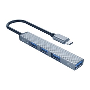 Orico Type-C to USB3.0 4 Portlu Çoklayıcı HUB Alüminyum - 1