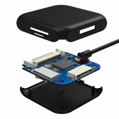 Orico USB 3.0 4ü 1 Arada CF, TF, SD, MS Kart Okuyucu Siyah - 3