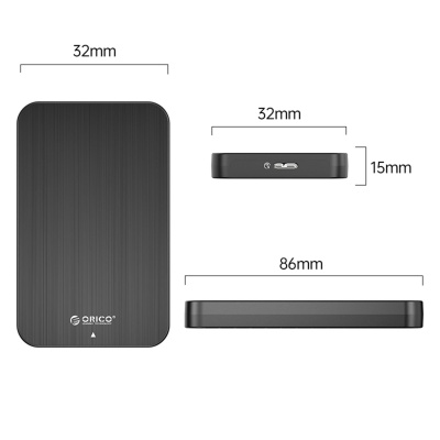 Orico USB 3.0 Micro B 2.5” inch SATA SSD Hard Disk Kutusu - 5