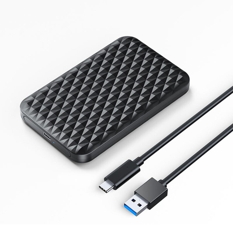 Orico USB 3.0 Type-C 2.5” inch SATA SSD Hard Disk Kutusu Siyah - 1