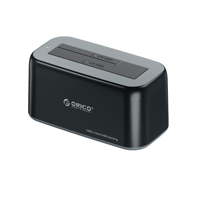 Orico USB 3.2 Gen2 1BAY 10Gbps 2.5 ve 3.5 inç SATA HDD SSD Dock Station - 1