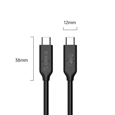 Orico USB 4.0 Type-C PD100W 5A 40Gbps 8K@60Hz Çok Fonksiyonlu Kablo 30 CM - 5