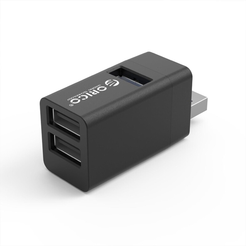 Orico USB-A 3.0 3 Portlu USB-A 3.0 / 2.0 Alüminyum Alaşım Mini Çoklayıcı Siyah - 4