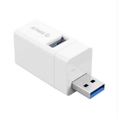 Orico USB-A 3.0 3 Portlu USB-A 3.0 / 2.0 Mini Çoklayıcı Beyaz - 3