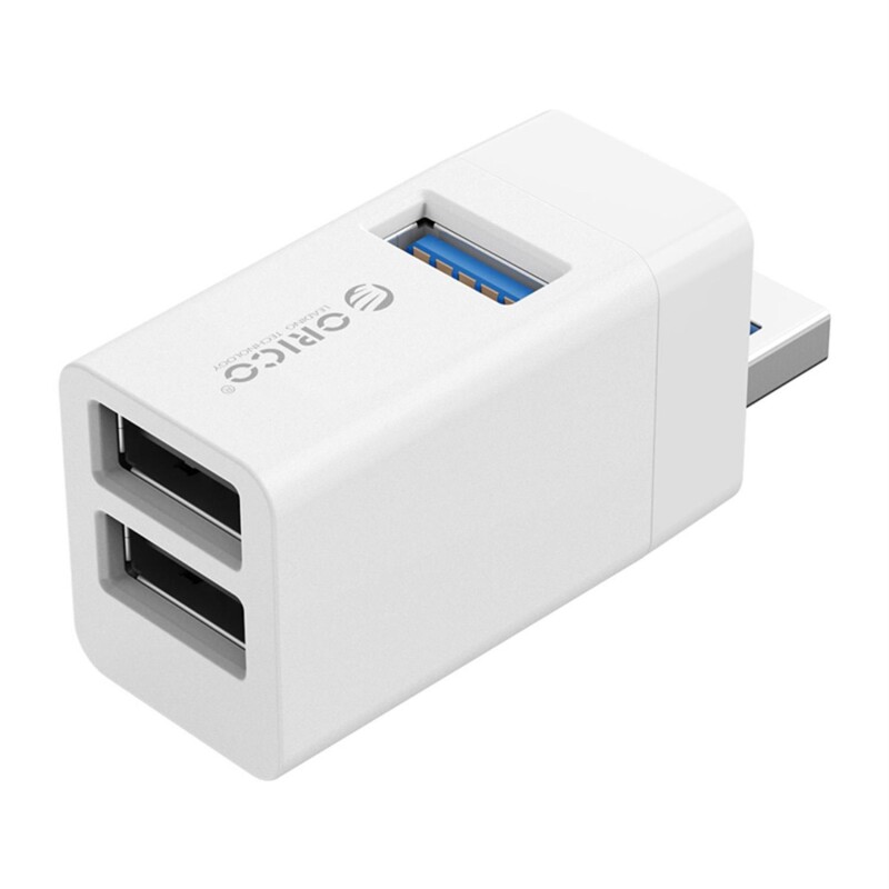 Orico USB-A 3.0 3 Portlu USB-A 3.0 / 2.0 Mini Çoklayıcı Beyaz - 5