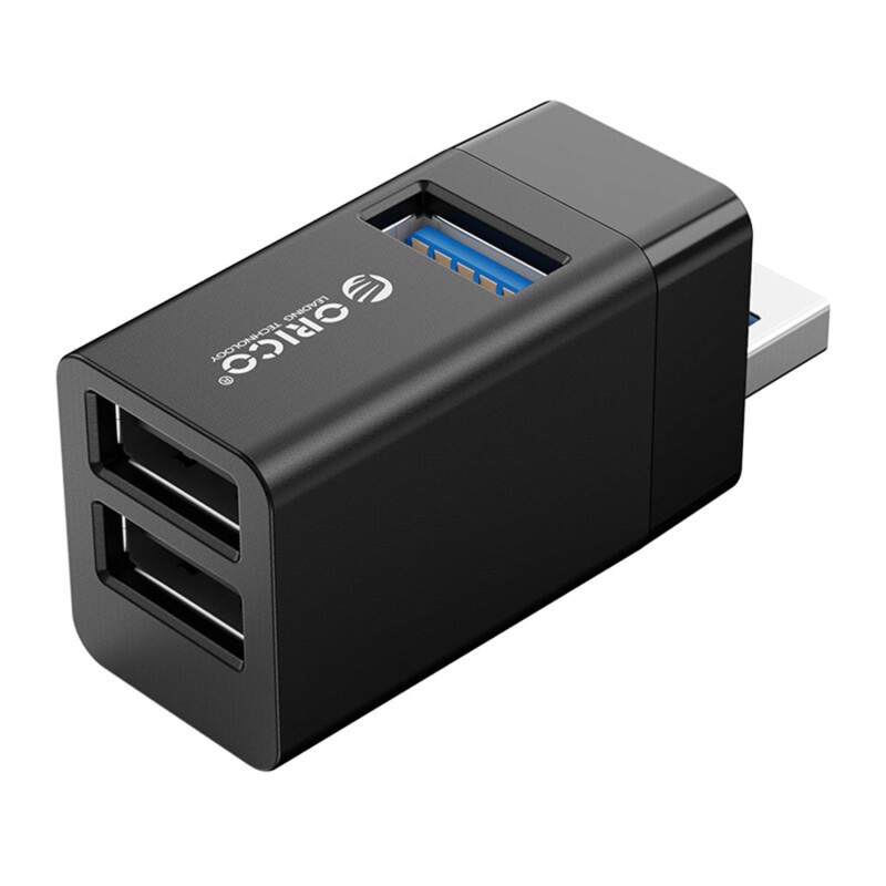 Orico USB-A 3.0 3 Portlu USB-A 3.0 / 2.0 Mini Çoklayıcı Siyah - 5