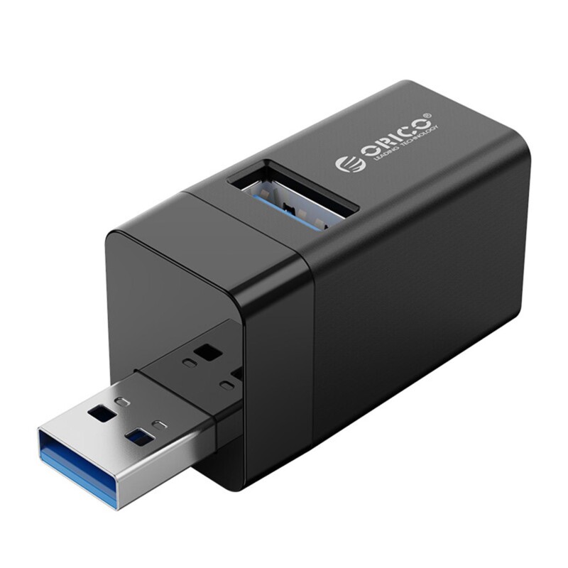 Orico USB-A 3.0 3 Portlu USB-A 3.0 / 2.0 Mini Çoklayıcı Siyah - 7