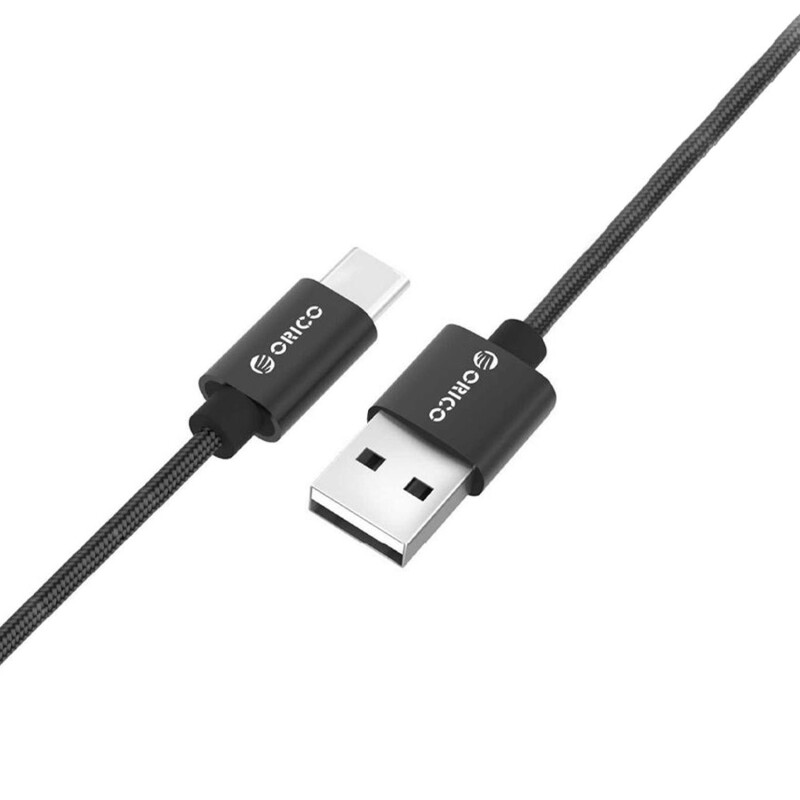 Orico USB to Type-C 3A Örgülü Data ve Şarj Kablosu 1 Metre Siyah - 5