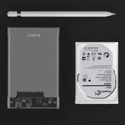 Orico USB3.1 Gen1 Type-C 2.5” inch SATA SSD Hard Disk Kutusu Şeffaf - 4