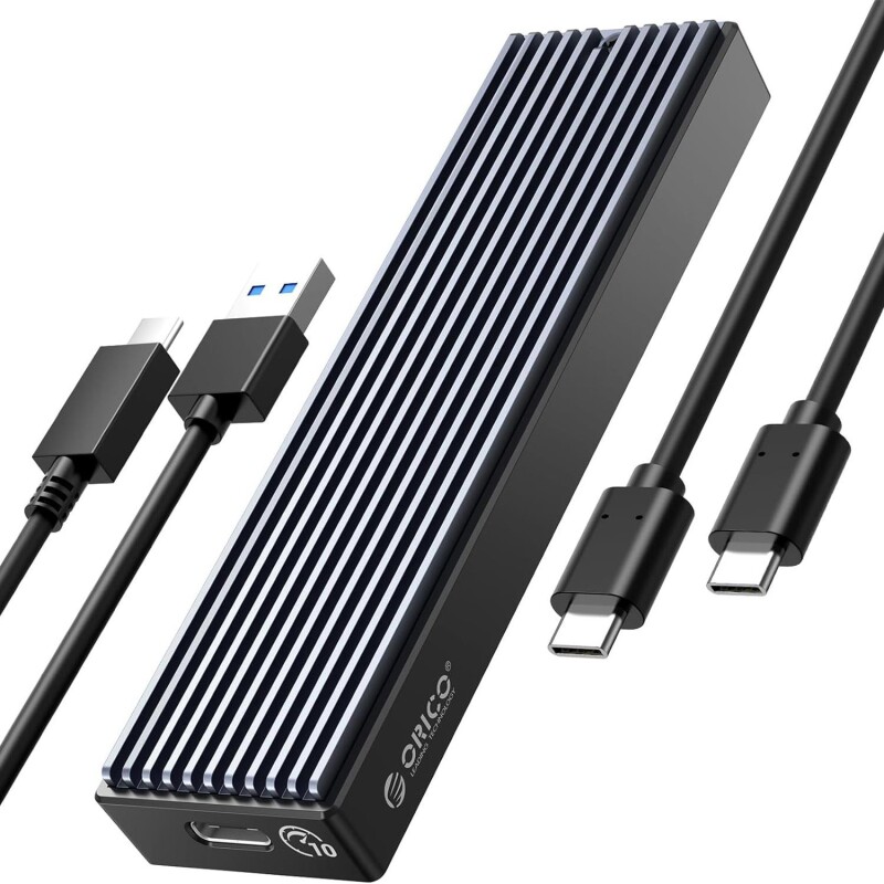 Orico USB3.1 Gen2 10Gbps M.2 NVMe SSD Disk Kutusu Alüminyum - 1