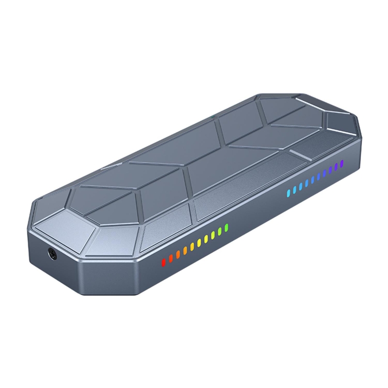 Orico USB3.1 Gen2 10Gbps UASP M.2 NVMe SSD RGB Renkli Disk Kutusu Alüminyum - 2