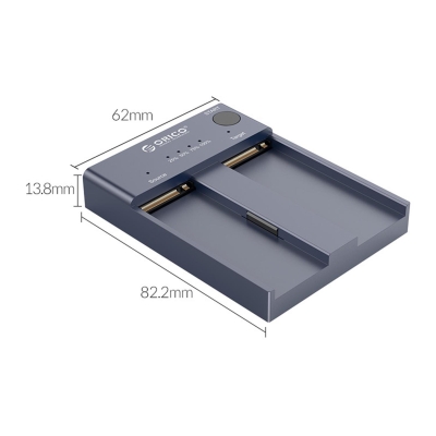 Orico USB3.1 Gen2 M.2 NVMe SSD Duplicator Disk Klonlama Çoğaltma Adaptörü - 4