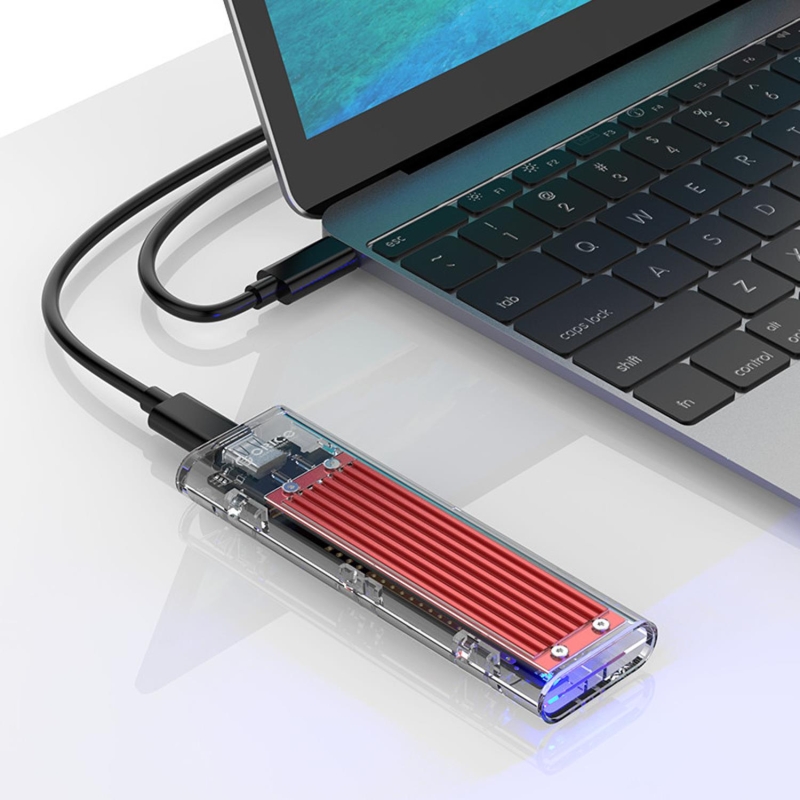 Orico USB3.1 Gen2 Type-C 10Gbps M.2 NVMe SSD Disk Kutusu Kırmızı - 4