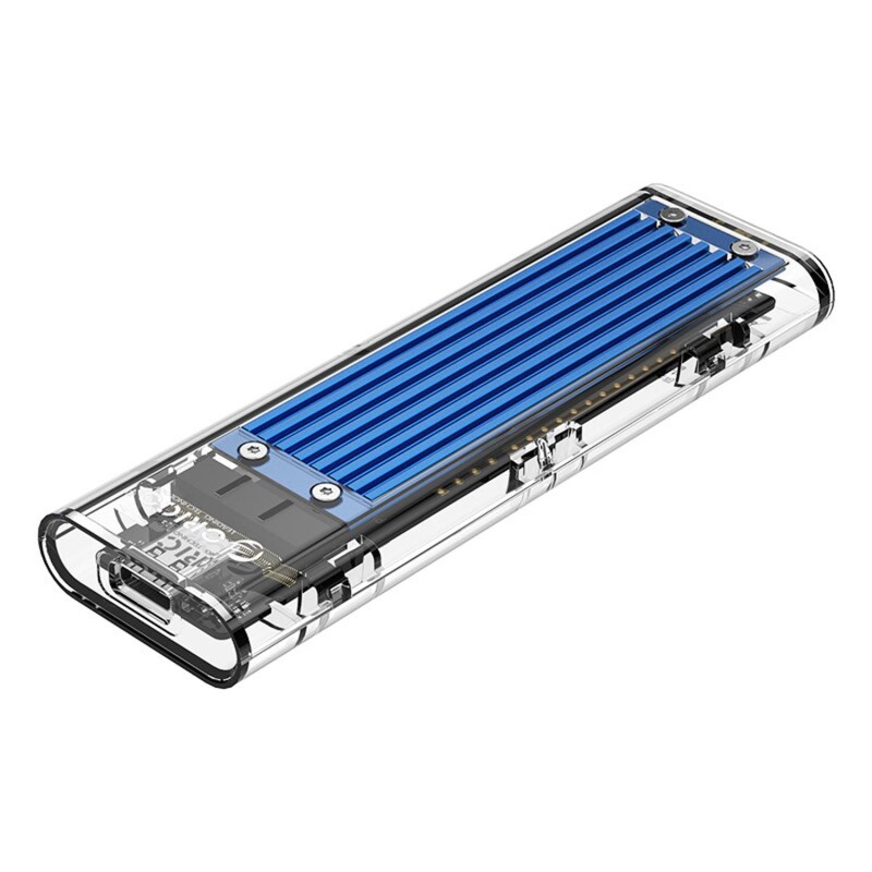 Orico USB3.1 Gen2 Type-C 10Gbps M.2 NVMe SSD Disk Kutusu Mavi - 1