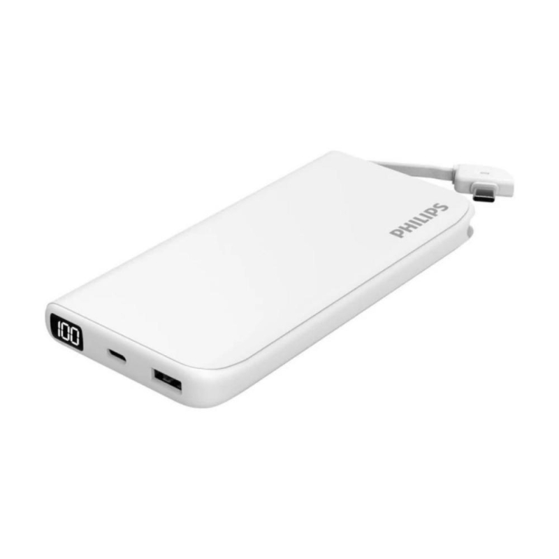 Philips 10000 mAh 22.5W USB ve Type-C PD Üç Çıkışlı Led Göstergeli Powerbank - 1