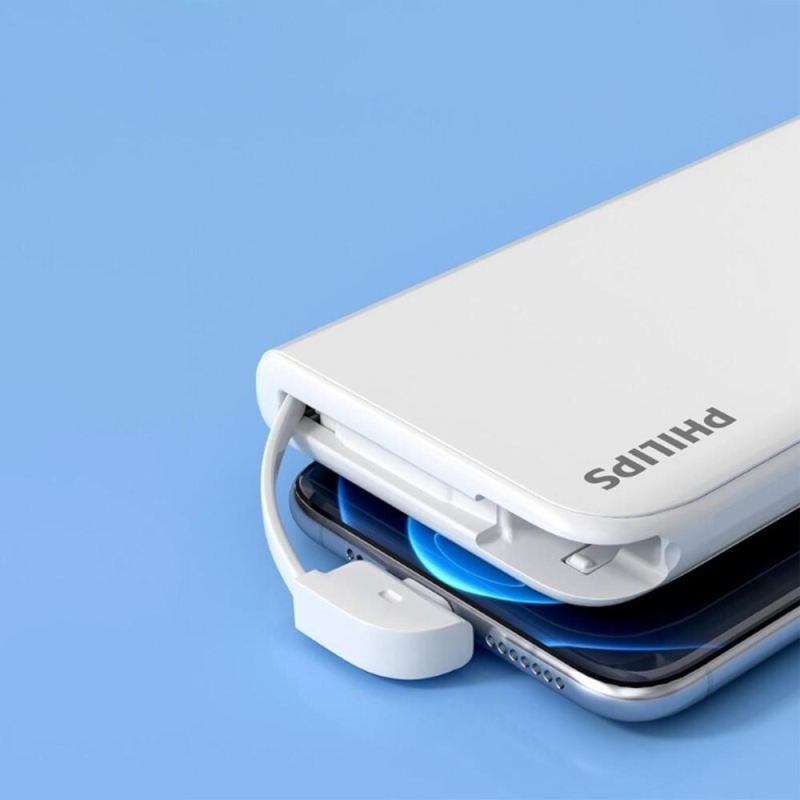 Philips 10000 mAh 22.5W USB ve Type-C PD Üç Çıkışlı Led Göstergeli Powerbank - 7