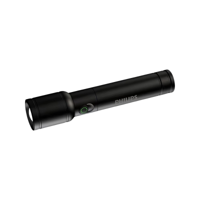 Philips SFL2124 250 Lümen 5W Led El Feneri Teleskopik Zoom Sos Modlu Metal Gövdeli Şarj Edilebilir Uzun Menzilli Flashlight - 1