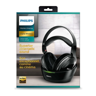 Philips SHD8850/27 Hi-Res Kablolu - Kablosuz Optik ve Jack Girişli Kafa Üstü Kulaklık - 5