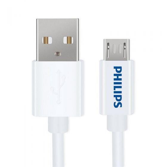 Philips SWR2101/93 Micro USB Hızlı Şarj ve Data Kablosu Beyaz 1 Metre - 2