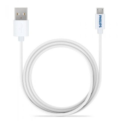 Philips SWR2101/93 Micro USB Hızlı Şarj ve Data Kablosu Beyaz 1 Metre - 4