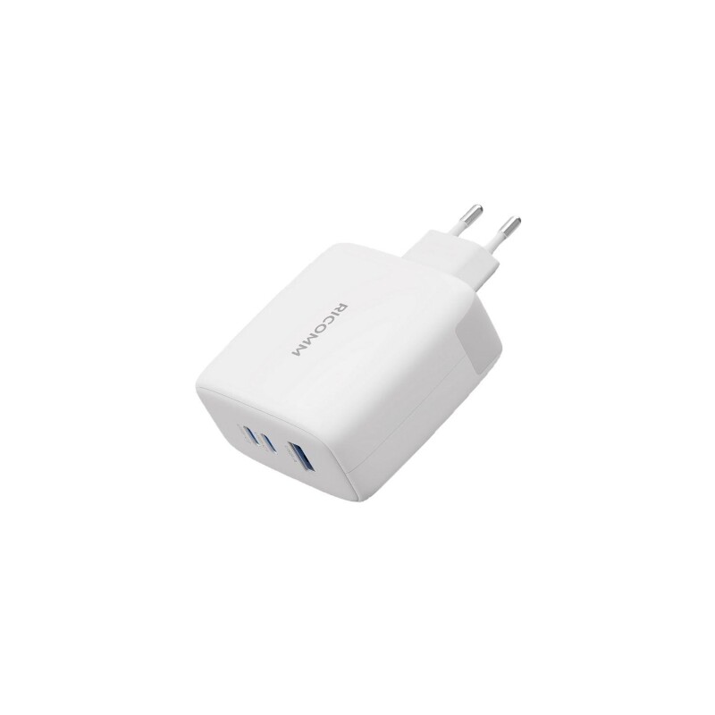 Ricomm 100W GaN 3 Portlu USB-C + USB-A Şarj Aleti QC5.0 PD Type-C Hızlı Şarj Cihazı + 100W Şarj Kablosu - 5