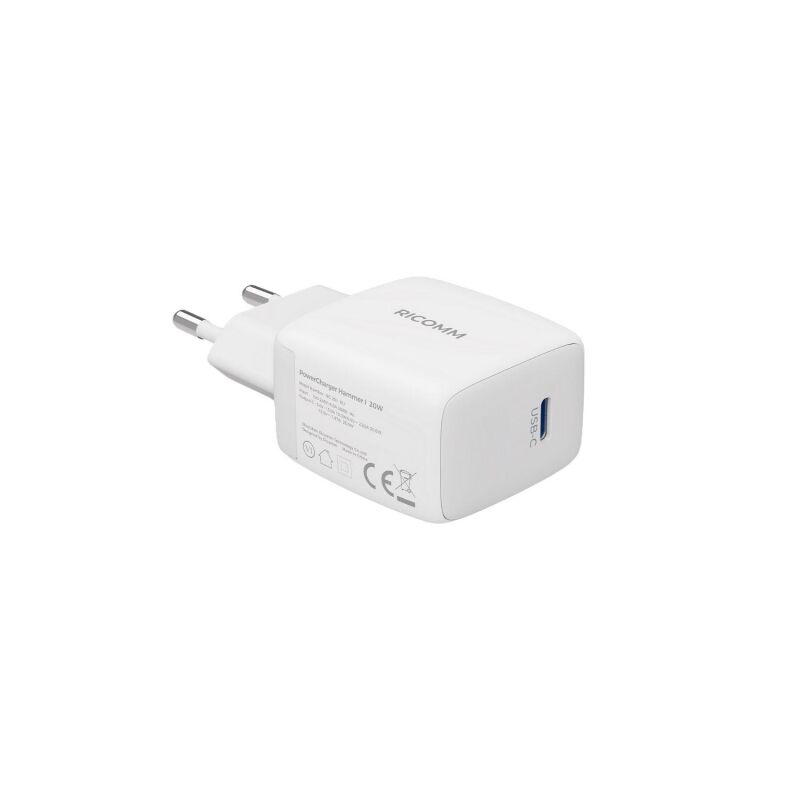 Ricomm 20W GaN USB-C Şarj Aleti QC4.0 PD Hızlı Şarj Cihazı + 2 Metre Type-C 60W Şarj Kablosu - 3