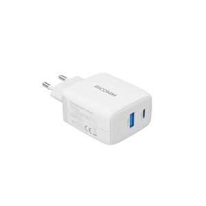 Ricomm 65W GaN USB-C + USB-A Şarj Aleti Apple & Samsung Hızlı Şarj Cihazı + 2MT 100W Type-C Kablo - 2