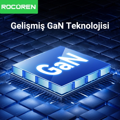 Rocoren 400W GaN 10 Portlu Type-C / USB-A Laptop Uyumlu Masaüstü Hızlı Şarj Aleti - 4