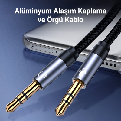 Rocoren Hi-Fi TRRS Mikrofon ve Kulaklık Ayırıcı 3.5mm Y Jack Kablo - 4