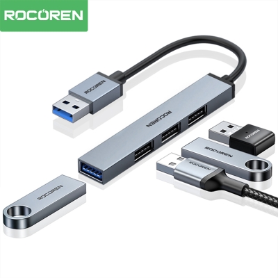 Rocoren USB-A 3.0 5Gbps 4 Portlu Çoklayıcı Hub - 1