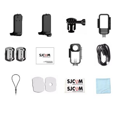 SJCAM C300 Pocket 4K WiFi Aksiyon Kamerası Siyah - 8