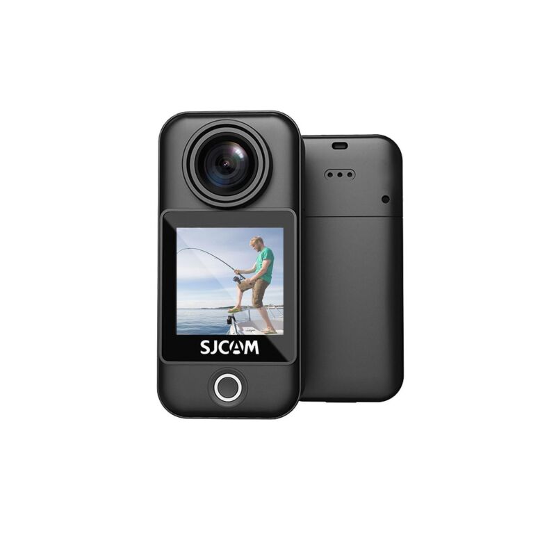 SJCAM C300 Pocket 4K WiFi Aksiyon Kamerası Siyah - 3