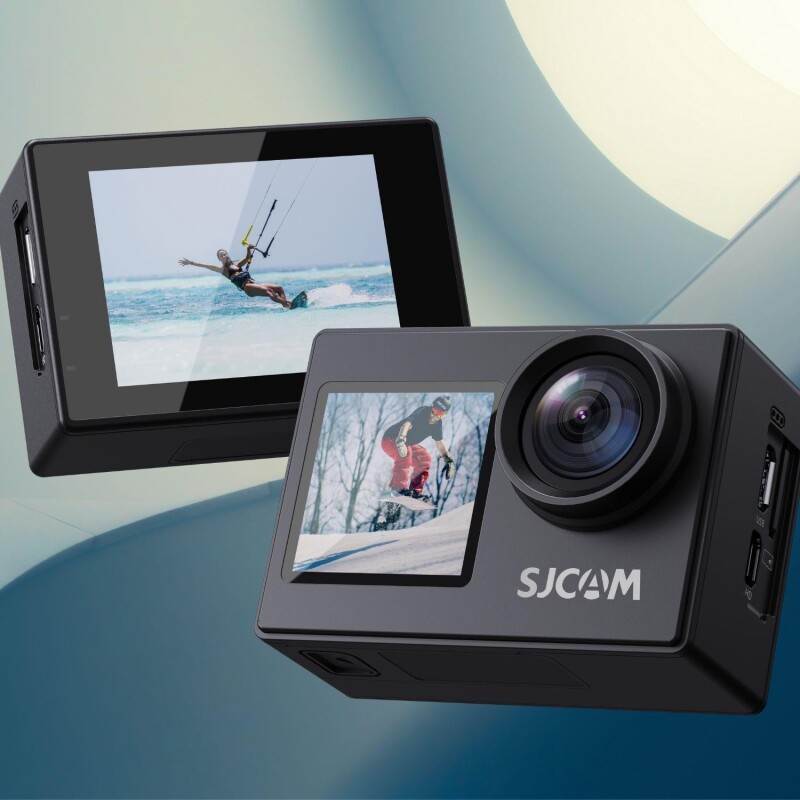 SJCAM SJ4000 Dual Screen 4K WiFi Aksiyon Kamerası Siyah - 5