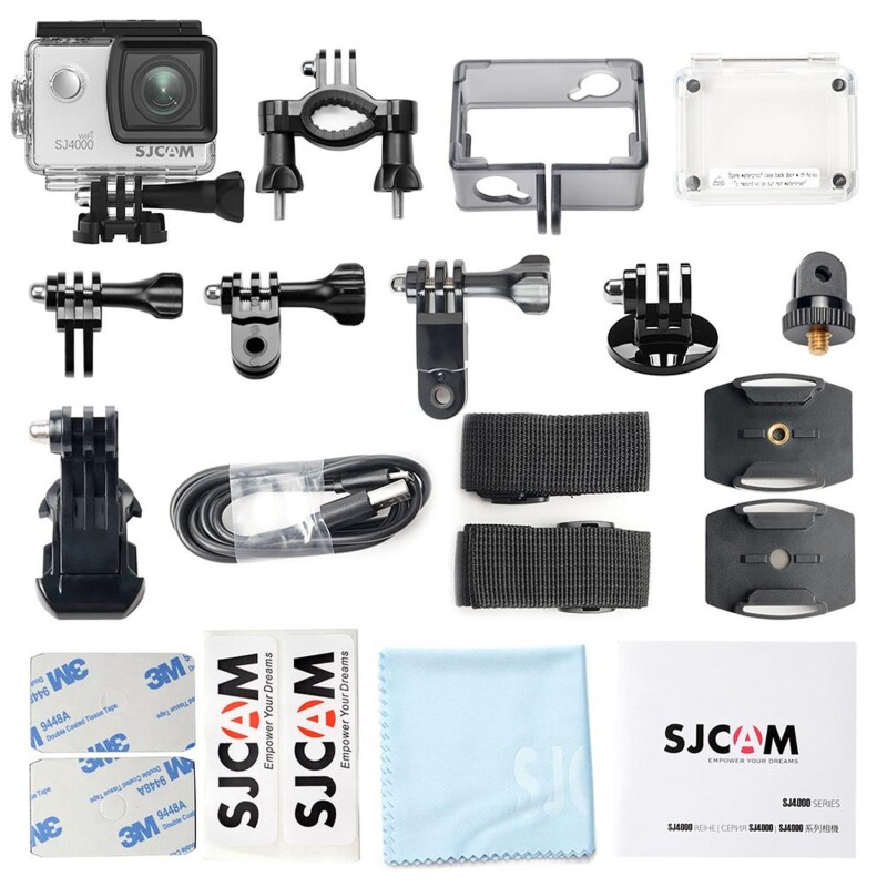 SJCAM SJ4000 WiFi 4K Aksiyon Kamerası Gümüş - 6