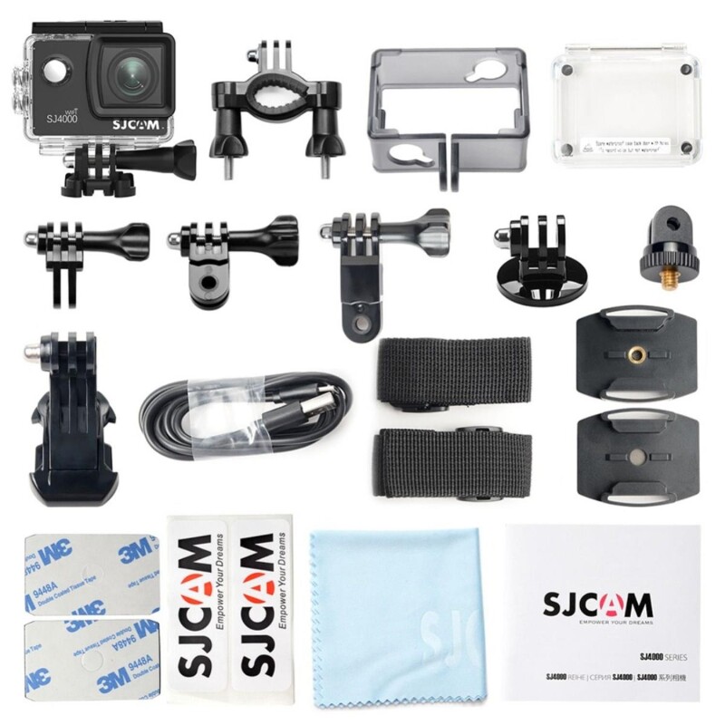 SJCAM SJ4000 WiFi 4K Aksiyon Kamerası Siyah - 6