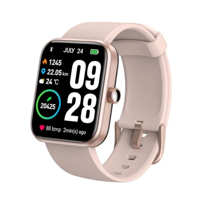 Tozo S2 44mm Su Geçirmez Fitness Oksijen ve Nabız ölçebilen Akıllı Saat Rose Gold - 1