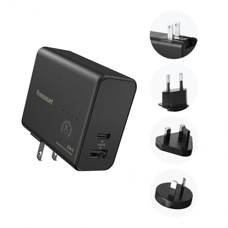 Tronsmart WPB01 VoltiQ 5000mAh Powerbank ve Seyahat Şarj Cihazı - 2