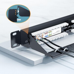 Ugreen 24 Port 1U CAT6 Patch Panel - 3