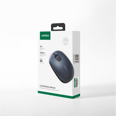 Ugreen 2400DPI 2.4Ghz Wireless Kablosuz Sessiz Mouse Gece Mavisi - 5