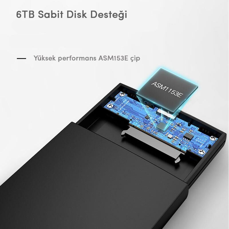 Ugreen 2.5 inch Sata USB 3.0 Hard Disk Kutusu - 4