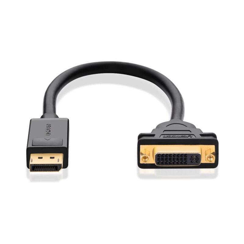 Ugreen DisplayPort Erkek to DVI 24+5 Erkek Çevirici Dönüştürücü 15 CM - 1