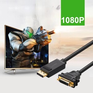 Ugreen DisplayPort Erkek to DVI 24+5 Erkek Çevirici Dönüştürücü 15 CM - 5